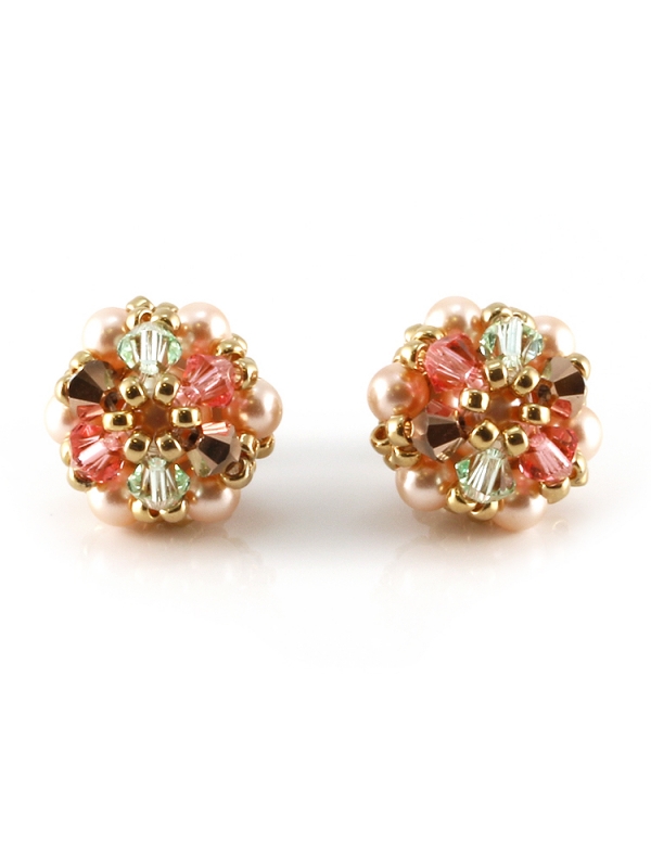 Stud earrings by Ichiban - Happy Peach