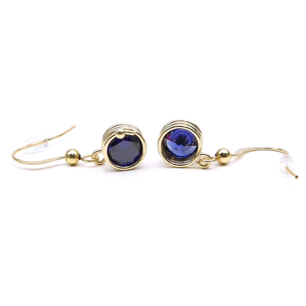 Dangle earrings by Ichiban - Busted Dark Blue