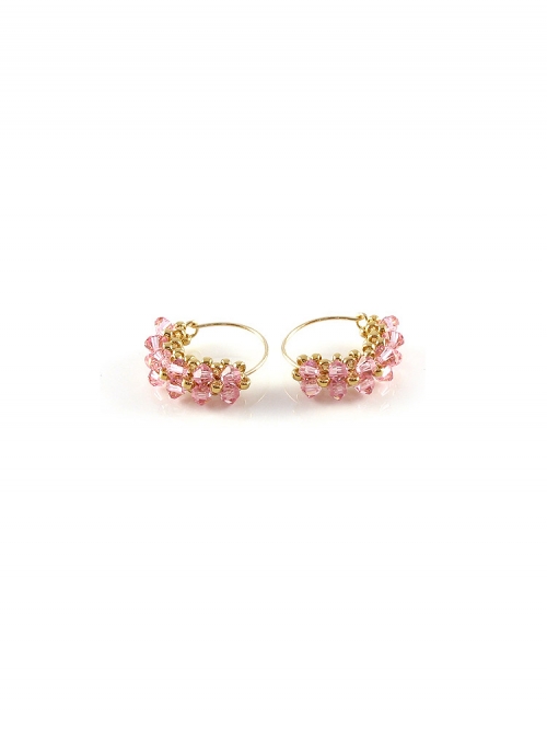 Earrings by Ichiban - Mini Diva Light Rose