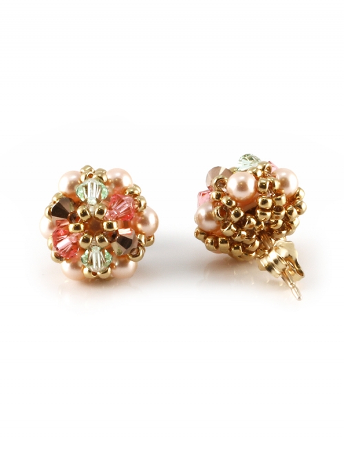 Stud earrings by Ichiban - Happy Peach