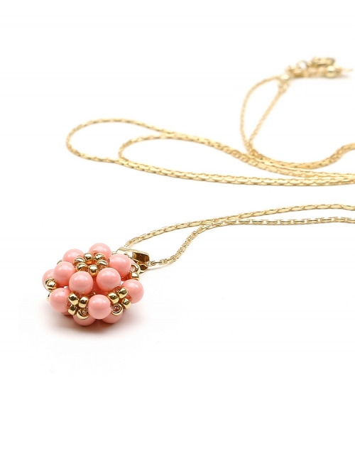 Pendant by Ichiban - Daisies Pink Coral