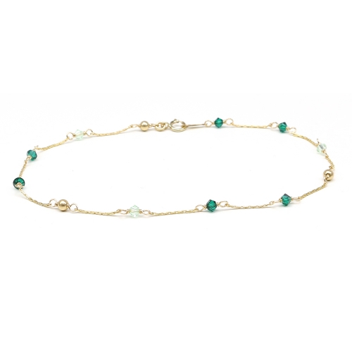 Ankle bracelet by Ichiban - Ankle bracelet Emerald