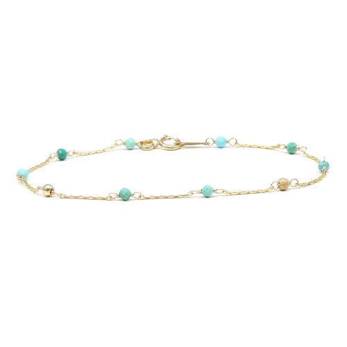 Bracelet by Ichiban - Lucky Charm Turquoise