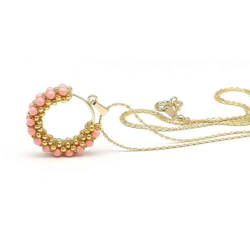 Pendant by Ichiban - Primetime Pearls Pink Coral