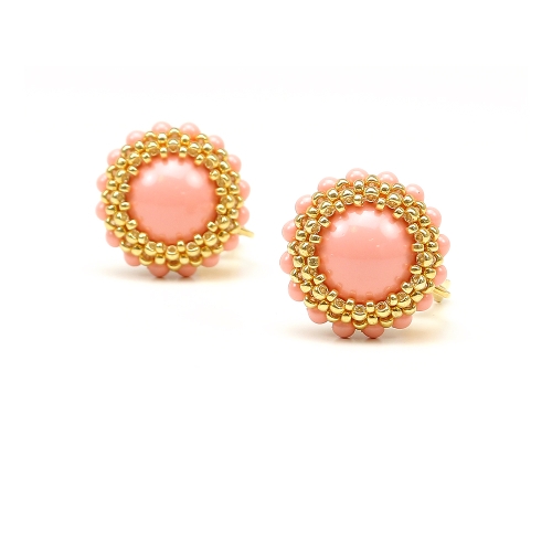 Clips earrings by Ichiban - Pink Moon