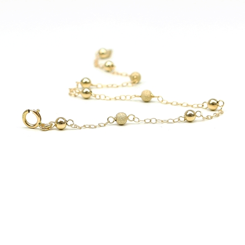 Women's Bracelet by Ichiban - Golden Daisies AU14K