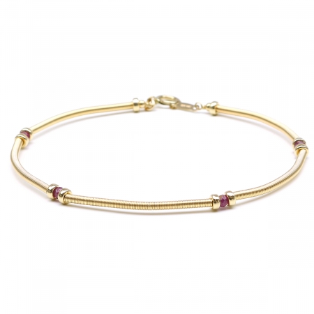 Bratara Ichiban cu pietre pretioase - Vogue Ruby