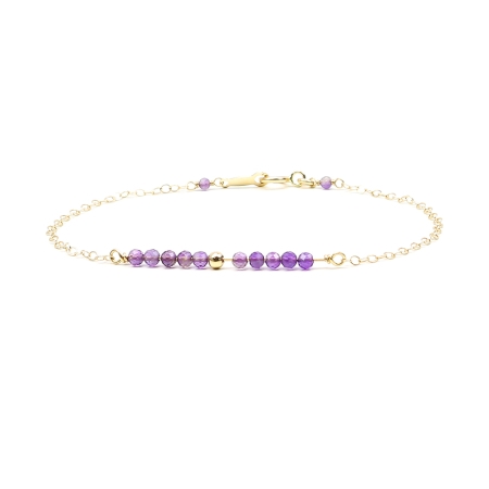 Bratara pentru femei, Ichiban - Lucky Charm Amethyst AU14K