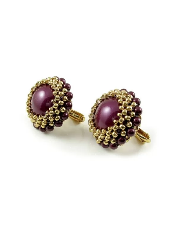 Clips earrings by Ichiban - Blackberry Moon