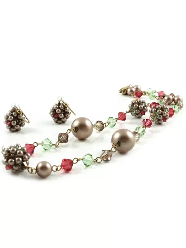 Set colier si cercei cu tortite, Ichiban - Spring look