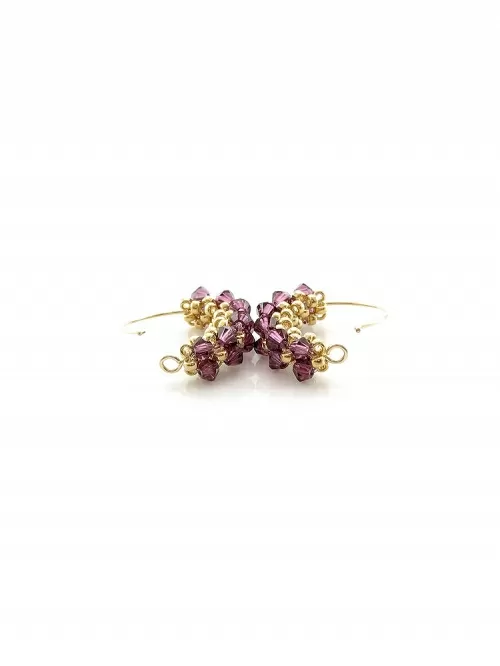 Earrings by Ichiban - Mini Diva Amethyst