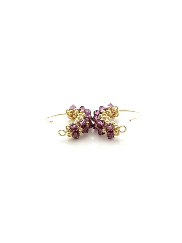 Earrings by Ichiban - Mini Diva Amethyst