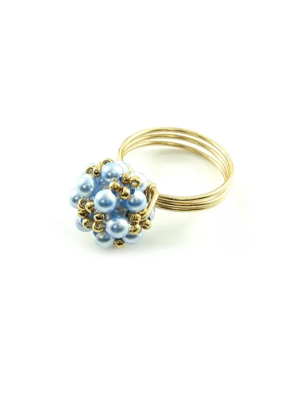 Ring by Ichiban - Daisies Light Blue