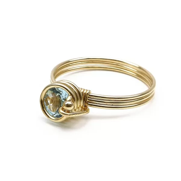 Inel Ichiban - Busted Deluxe Sky Blue Topaz 