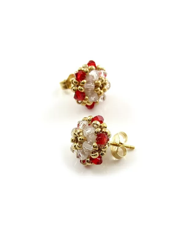 Minidaisies Light Siam - earrings