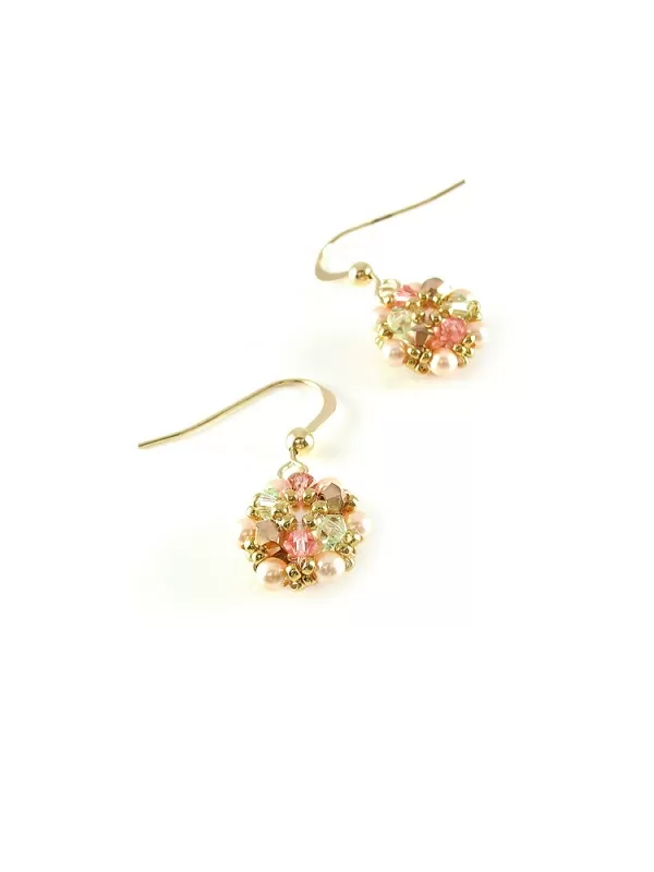 Dangle earrings by Ichiban - Happy Peach
