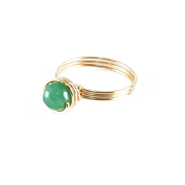 Inel Ichiban - Busted Gemstone Aventurine