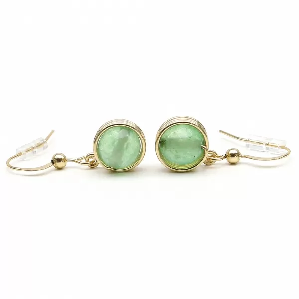 Busted Gemstone Aventurine - cercei