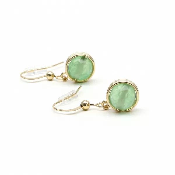 Busted Gemstone Aventurine - cercei