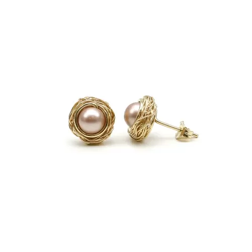 Stud earrings by Ichiban - Sweet Almond