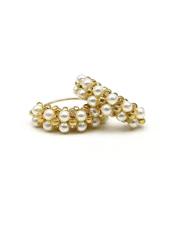 Cercei Ichiban - Mini Diva Pearls Cream