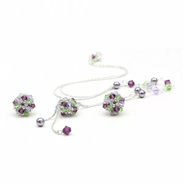 Daisies Free Spirit set - colier si cercei surub AG925