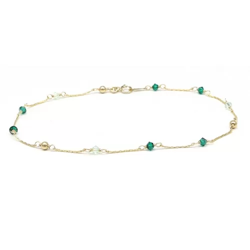 Ankle bracelet by Ichiban - Ankle bracelet Emerald