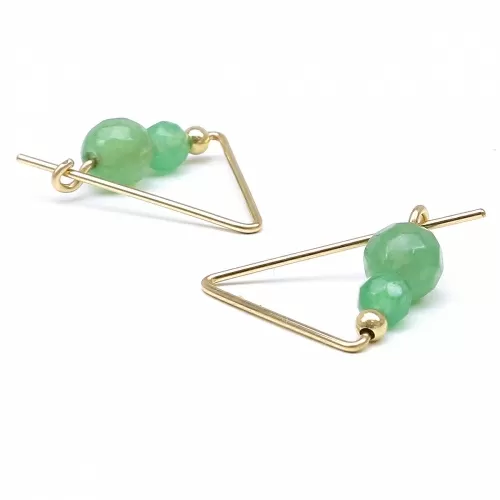 Cercei cu pietre semipretioase, Ichiban - Fancy Aventurine