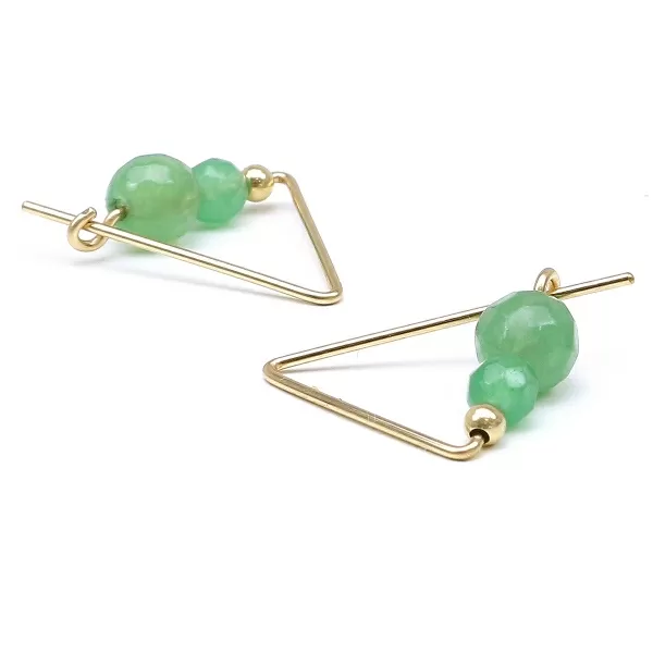 Cercei cu pietre semipretioase, Ichiban - Fancy Aventurine