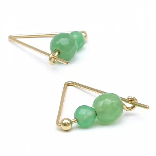 Cercei cu pietre semipretioase, Ichiban - Fancy Aventurine