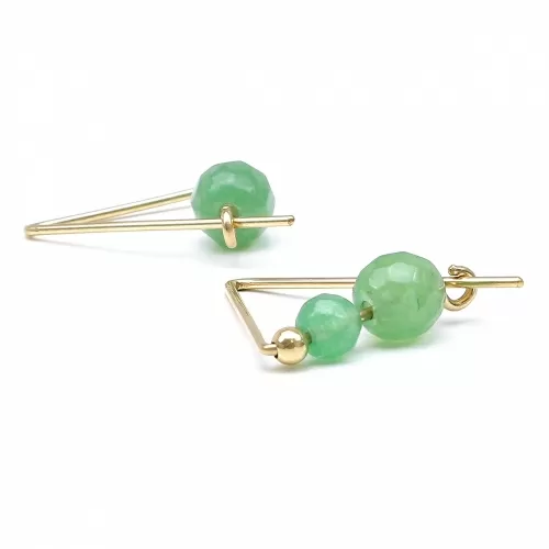 Cercei cu pietre semipretioase, Ichiban - Fancy Aventurine