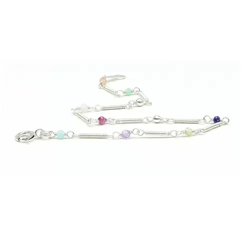 Bracelet for kids by Ichiban - Baby Charm Spiral Style 925 Silver