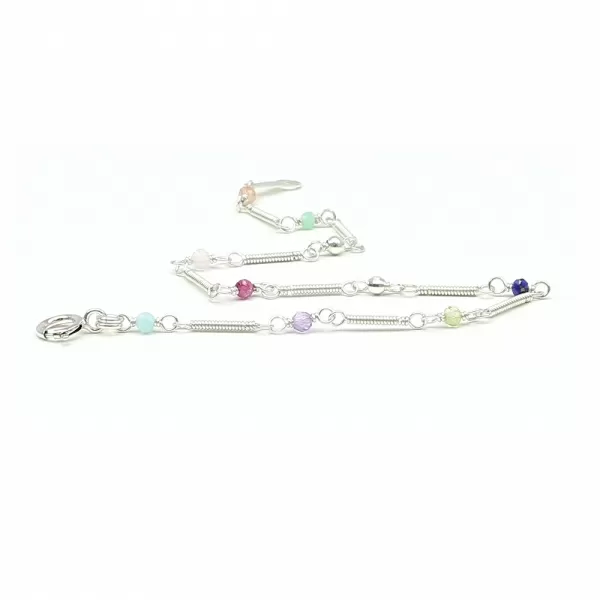 Bracelet for kids by Ichiban - Baby Charm Spiral Style 925 Silver