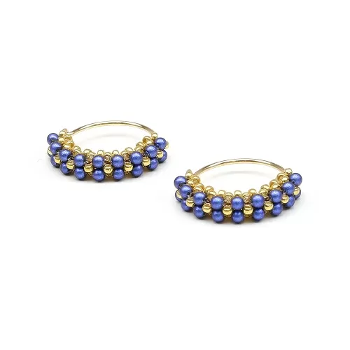 Cercei Ichiban - Primetime Pearls Iridescent Dark Blue