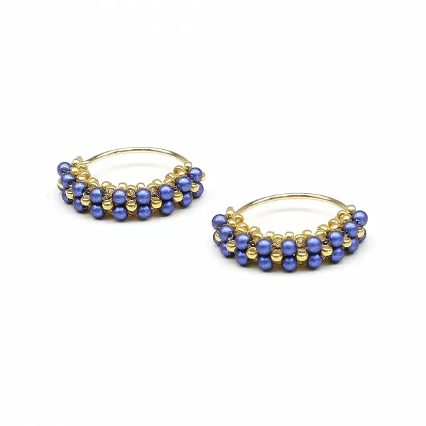 Cercei Ichiban - Primetime Pearls Iridescent Dark Blue