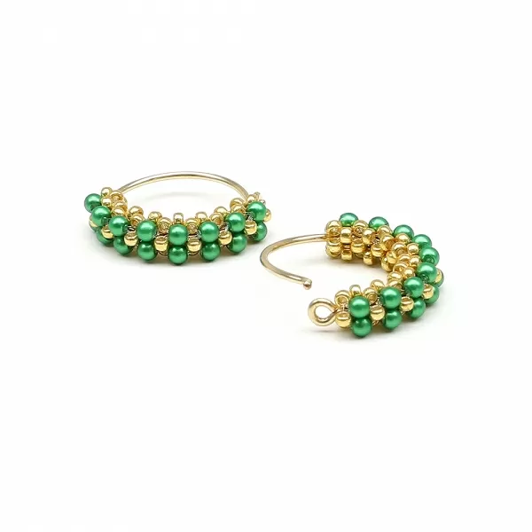 Earrings by Ichiban - Primetime Pearls Eden Green