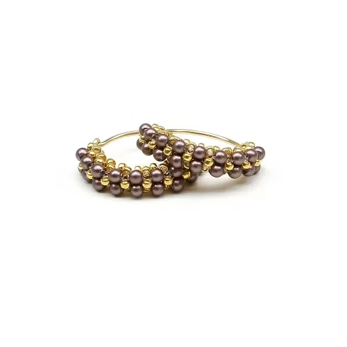 Cercei Ichiban - Primetime Pearls Velvet Brown