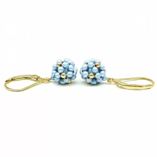 Leverback earrings by Ichiban - Blue Sky Berry
