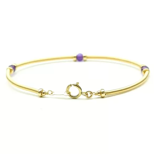 Gemstone bracelet by Ichiban - Vogue Amethyst