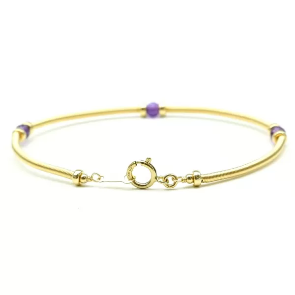 Gemstone bracelet by Ichiban - Vogue Amethyst