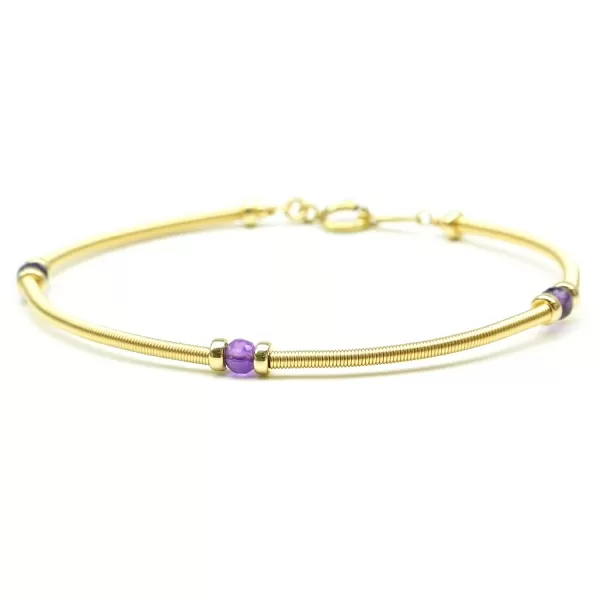Gemstone bracelet by Ichiban - Vogue Amethyst