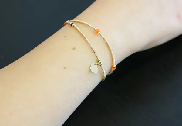 Gemstone bracelet by Ichiban - Vogue Carnelian