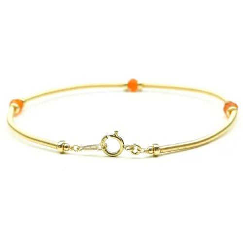 Gemstone bracelet by Ichiban - Vogue Carnelian
