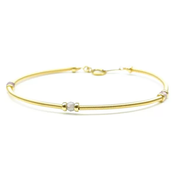 Gemstone bracelet by Ichiban - Vogue Turmaline Mix Color