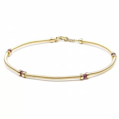 Bratara Ichiban cu pietre pretioase - Vogue Ruby