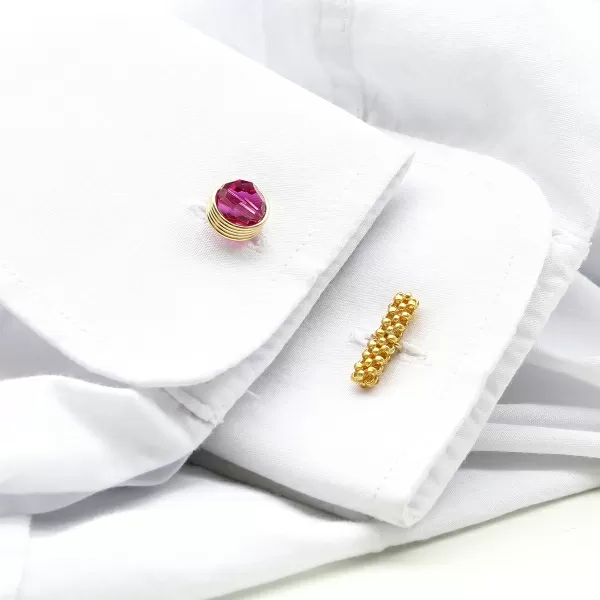 Cufflinks by Ichiban - Busted Fuchsia