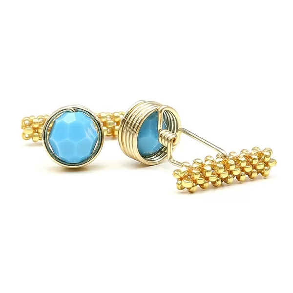 Cufflinks by Ichiban - Busted Turquoise