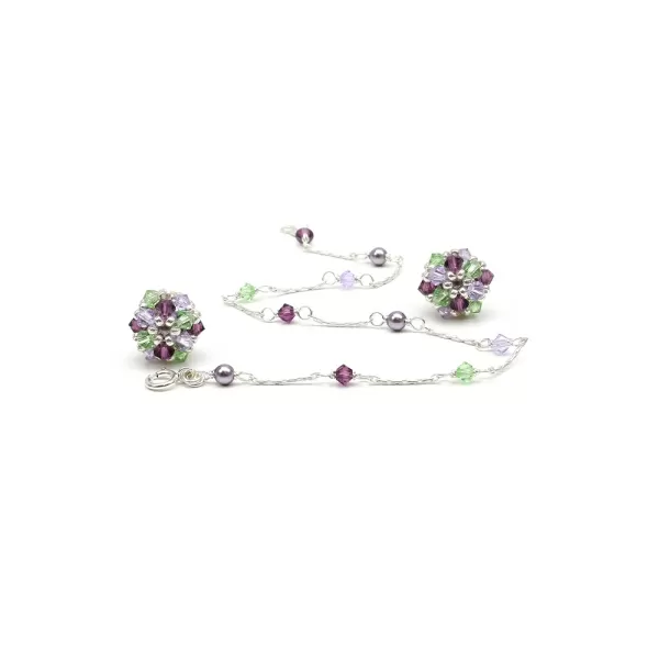 Daisies Free Spirit, set bratara si cercei surub Ichiban din AG925