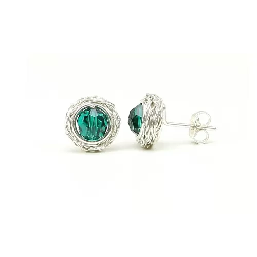 Sweet Emerald - cercei surub AG925