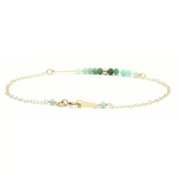 Bratara pentru femei, Ichiban - Lucky Charm Emerald AU14K